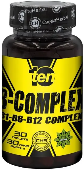 10/ten B-Complex, 30 tablete, Cvetita Herbal