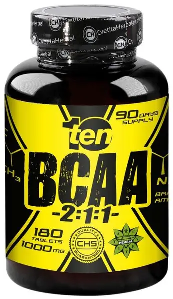 10/ten BCAA 2:1:1, 180 tablete, Cvetita Herbal