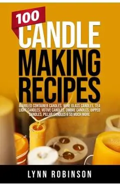 100 Candle Making Recipes: Marbled Container Candles, Wine Glass Candles, Tea Light Candles, Votive Candles, Ombre Candles, Dipped Candles, Pilla - Lynn Robinson