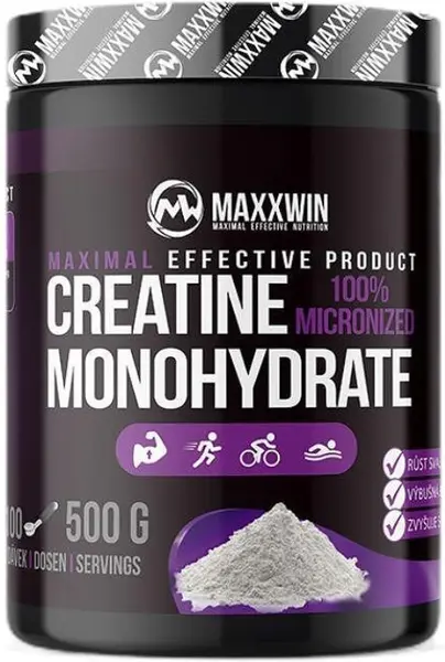 100% Micronized Creatine Monohydrate, 500 g, Maxxwin
