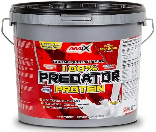 100% Predator Protein, ciocolată, 4000 g, Amix