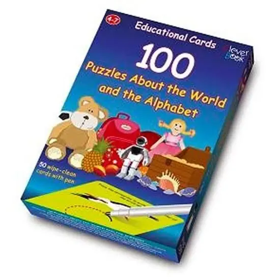 100 puzzles about the world and the alphabet |