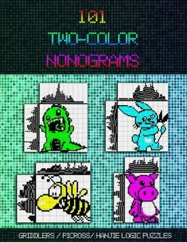 101 Two-Color Nonograms: Griddlers / Picross / Hanjie Logic Puzzles, Paperback/Innovario
