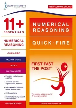 11+ Essentials Numerical Reasoning: Quick-Fire Book 2 - Multiple Choice, Paperback/***