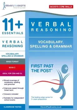 11+ Essentials Verbal Reasoning: Vocabulary, Spelling & Grammar Book 2, Paperback/***