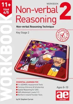 11+ Non-verbal Reasoning Year 4/5 Workbook 2. Non-verbal Reasoning Technique, Paperback/Andrea F. Richardson