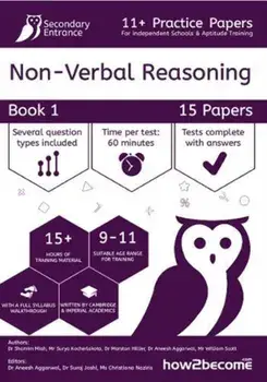 11+ Practice Papers For Independent Schools & Aptitude Training Non-Verbal Reasoning Book 1, Paperback/Suraj Joshi