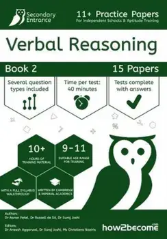 11+ Practice Papers For Independent Schools & Aptitude Training Verbal Reasoning Book 2, Paperback/Suraj Joshi