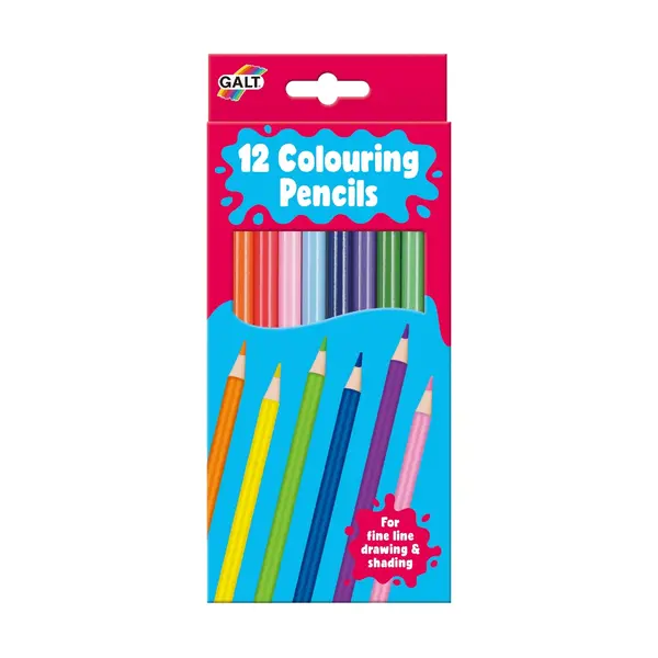 12 colouring pencils