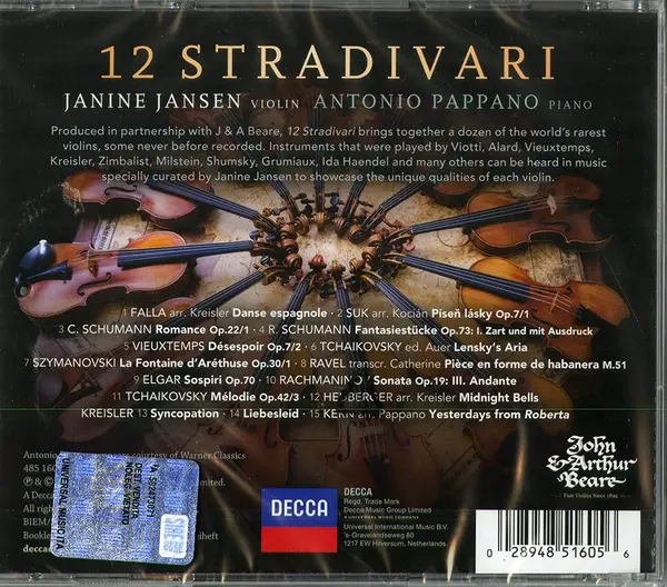 12 Stradivari | Janine Jansen, Antonio Pappano
