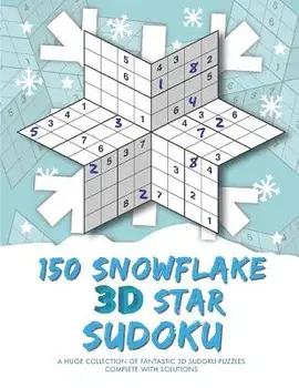 150 Snowflake 3D Star Sudoku, Paperback/Clarity Media