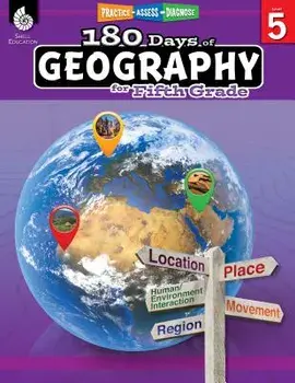 180 Days of Geography for Fifth Grade: Practice, Assess, Diagnose, Paperback/Kristin Kemp