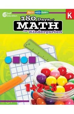 180 Days of Math for Kindergarten (Grade K): Practice, Assess, Diagnose [with Cdrom] [With CDROM] - Jodene Smith