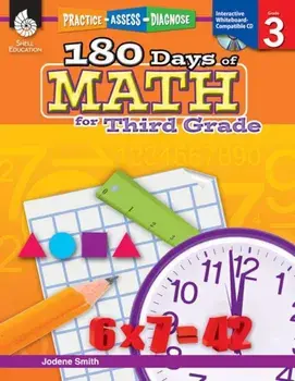 180 Days of Math for Third Grade (Grade 3): Practice, Assess, Diagnose 'With CDROM', Paperback/Jodene Smith