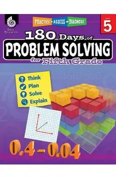 180 Days of Problem Solving for Fifth Grade: Practice, Assess, Diagnose - Stacy Monsman
