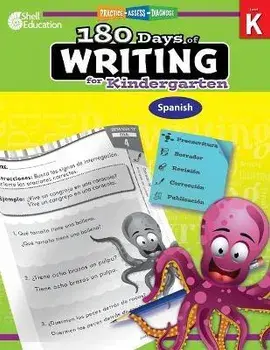 180 Days of Writing for Kindergarten (Spanish): Practice, Assess, Diagnose, Paperback/Tracy Pearce