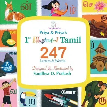 1st Illustrated 247 Tamil Letters & Words, Paperback/***