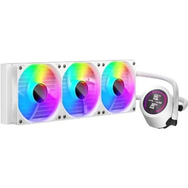 1st PLAYER Cooler 1STPLAYER THUNDERSTORM TS4 360, Alb