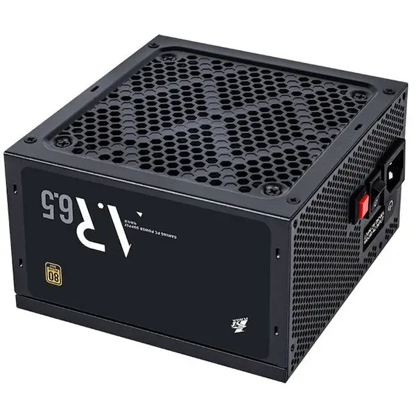 1st PLAYER Sursa PC 1stPlayer® 650W, PS-650AR, 80 PLUS® Gold, PFC activ, Negru