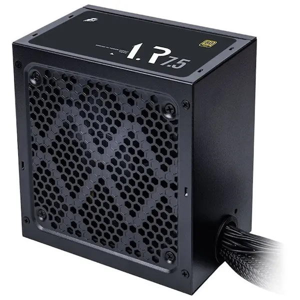 1st PLAYER Sursa PC 1stPlayer® 750W, PS-750AR, 80 PLUS® Gold, PFC activ, Negru