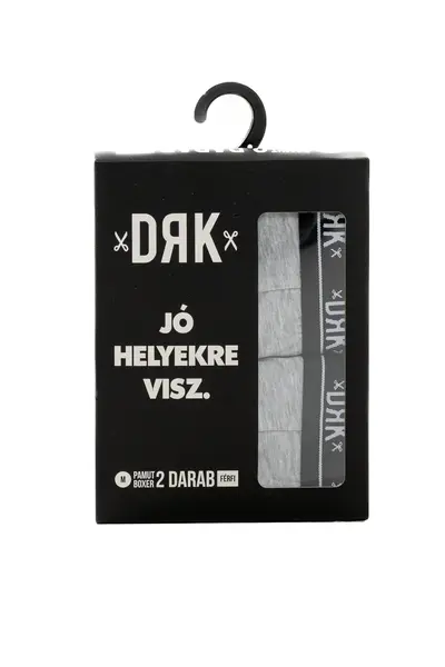2 PACK BOXER MEN DRK - M