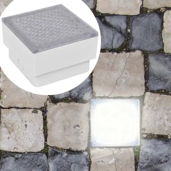 2 spoturi led incastrabile in sol 100 x 100 x 68 mm