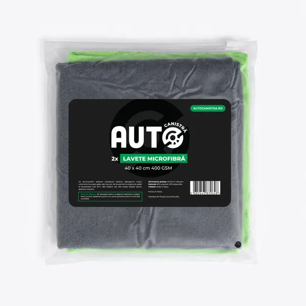 2 x Lavete Bune la toate Microfibra 40x40 - 400 GSM