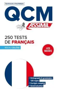 250 Tests De Francais, Paperback/Aurore Ponsonnet