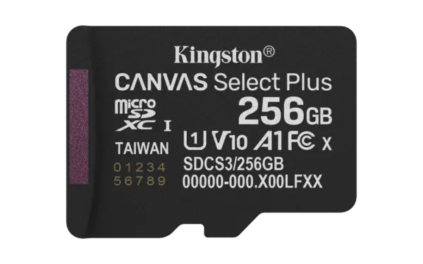 256GB micSDXC Canvas Select Plus Gen3 15 256GB micSDXC Canvas Select Plus Gen3 15