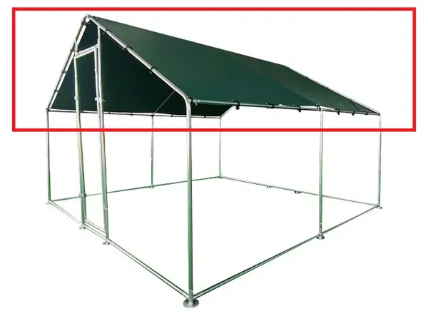 2x4 m Prelata de schimb Cotet / Tarc pasari - PVC 350 g/m² - Default Title