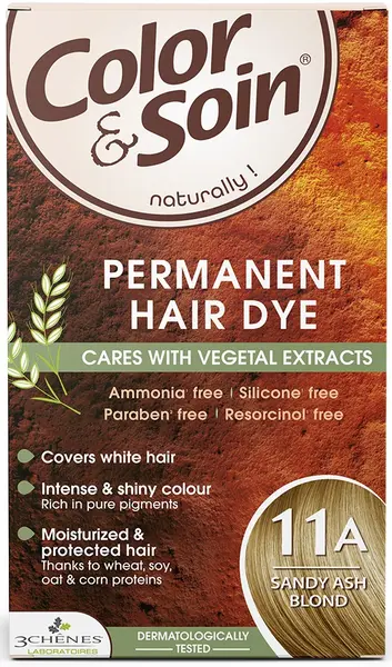 3 Chenes Color & Soin Vopsea de păr, 11A Culoare blond cenușiu nisip