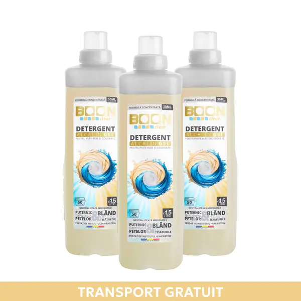 3 x BOON Clear - detergent lichid 1.5l