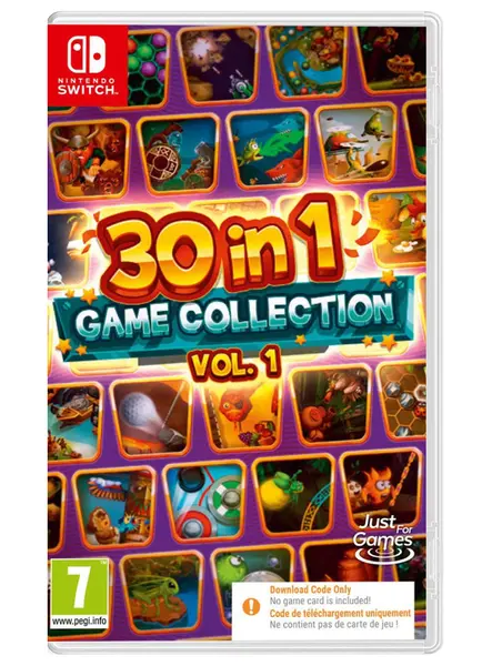30 In 1 Games Collection Vol 1 (code In A Box) Nintendo Switch