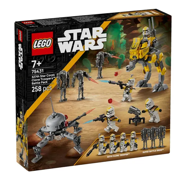 327th star corps clone troopers battle pack 75431