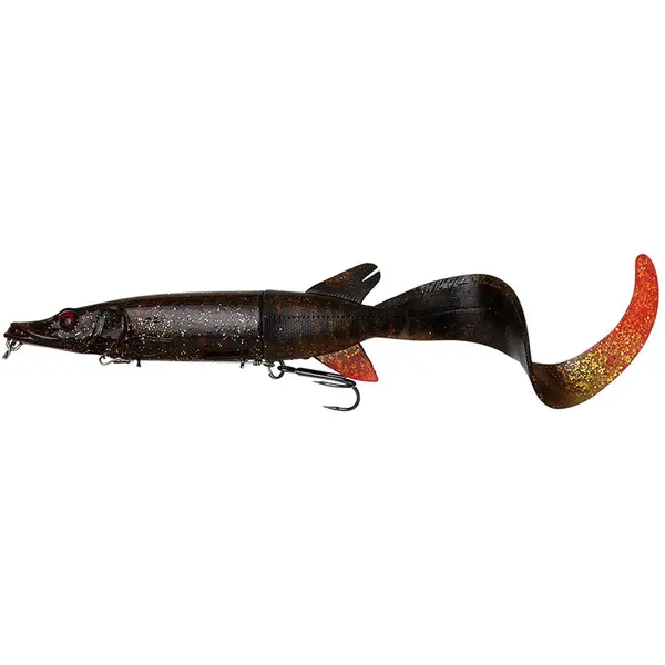3D Hybrid Pike 17cm 47g Slow Sink Motor Oil