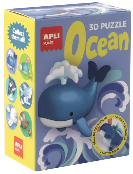 3D puzzle Apli Kids - Ocean, balenă