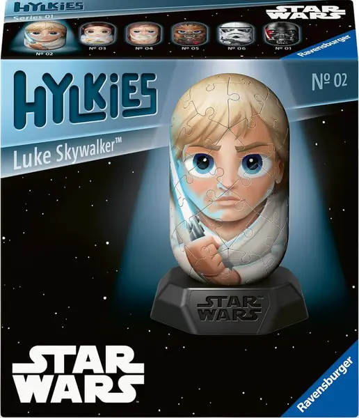 3D Puzzle Ravensburger din 54 piese - Războiul Stelelor: Luke Skywalker