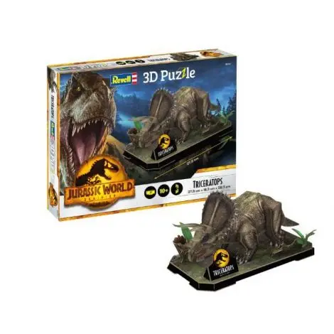 3d puzzle triceratops