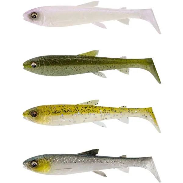 3D Whitefish Shad Mix 9cm 7g 4buc Clear Water Mix