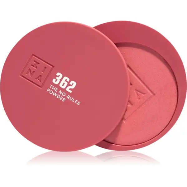 3INA The No-Rules Powder machiaj multifuncțional pentru ochi, buze și față culoare 362 - Classic soft pink, matte 8 g