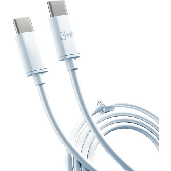 3MK Cablu 3mk Hyper USB-C la USB-C 2m 100W , alb