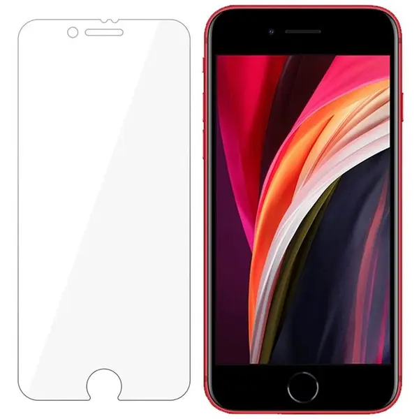 3MK Folie ecran 3MK FlexibleGlass, pentru iPhone SE 2 / iPhone SE 3, Structura Incasabila, 7H, 0.3 mm, Transparenta