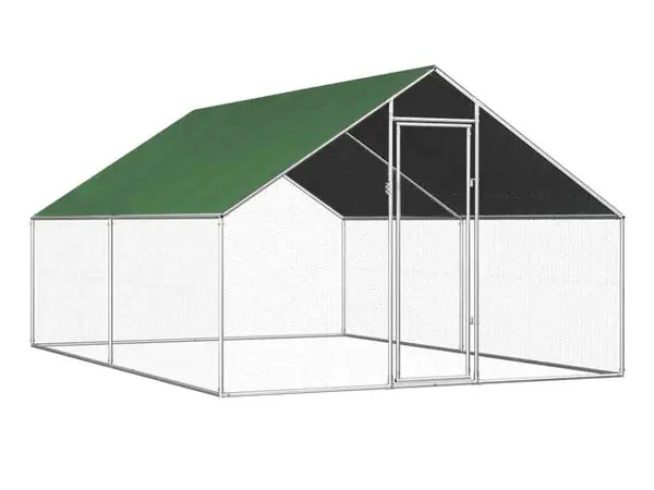 3x3 m Cotet / Tarc pasari din otel galvanizat - Default Title