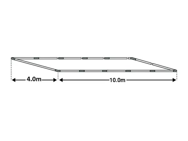 4x10m Cadru baza cort ECONOMY - Default Title