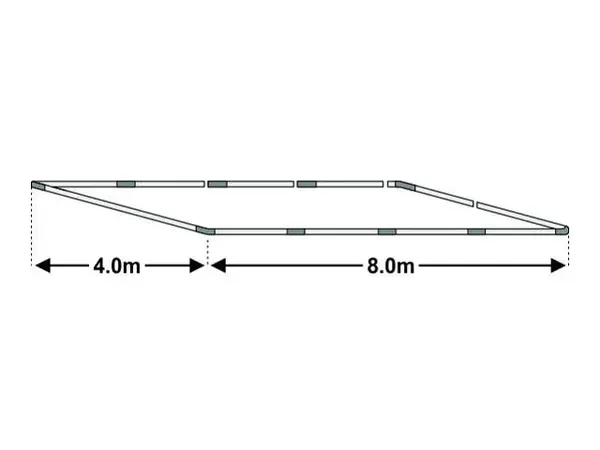 4x8m Cadru baza cort ECONOMY - Default Title