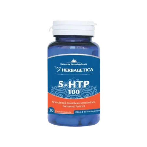 5 HTP 100 Zen Forte, 30 capsule, Herbagetica