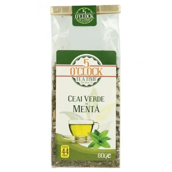5 O'Clock Tea Ceai verde cu menta 80g