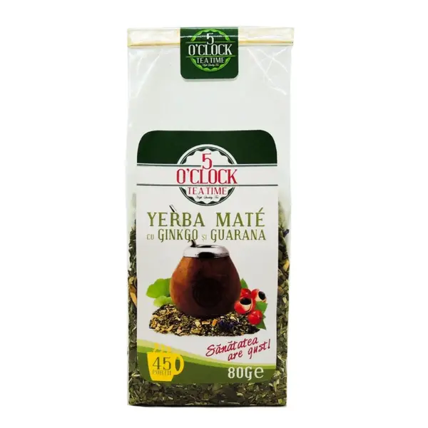 5 O'Clock Tea Mate Cu Ginkgo si Guarana 80g