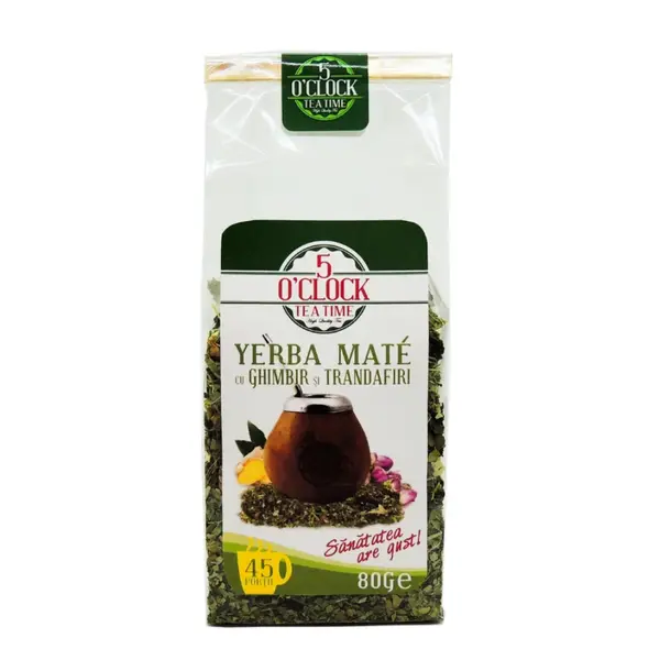 5 O'Clock Tea Mate Ghimbir si Trandafiri 80g