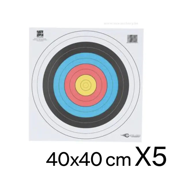 5 ținte tir cu arcul 40x40 AVALON